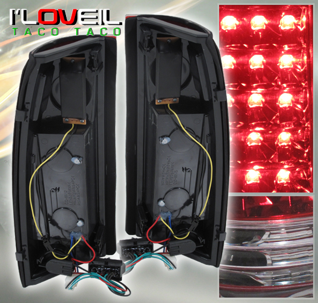 1988 1998 CHEVY C10 C/K GMC PICK UP 1500 2500 3500 34 LED ALL RED TAIL 